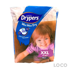 Drypers Wee Wee Dry Regular XXL14s - Baby Care